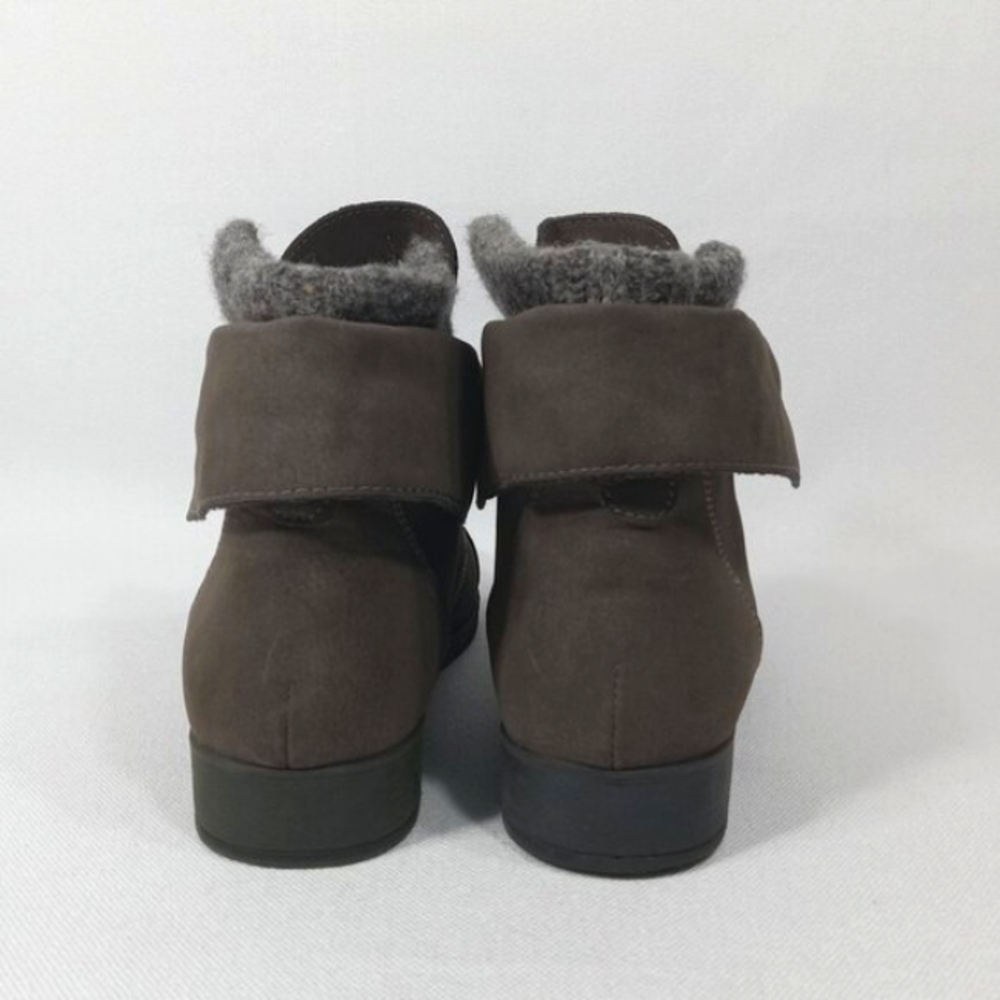 MADDEN GIRL Ruxben Gray Cuff Lace Up Ankle Boots Womens Size 9.5 - Picture 6 of 15